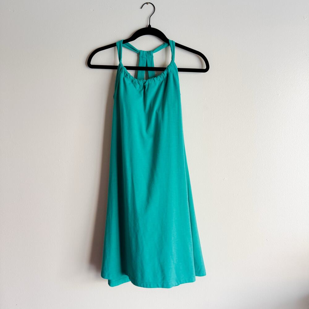 Prana Green Dragonfly Quinn Racerback Athletic Mini Dress - XS